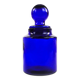 Bonbonnière moderne du milieu du siècle, en verre cobalt, conçue par M. Gołogórski, Pologne, années 1970.