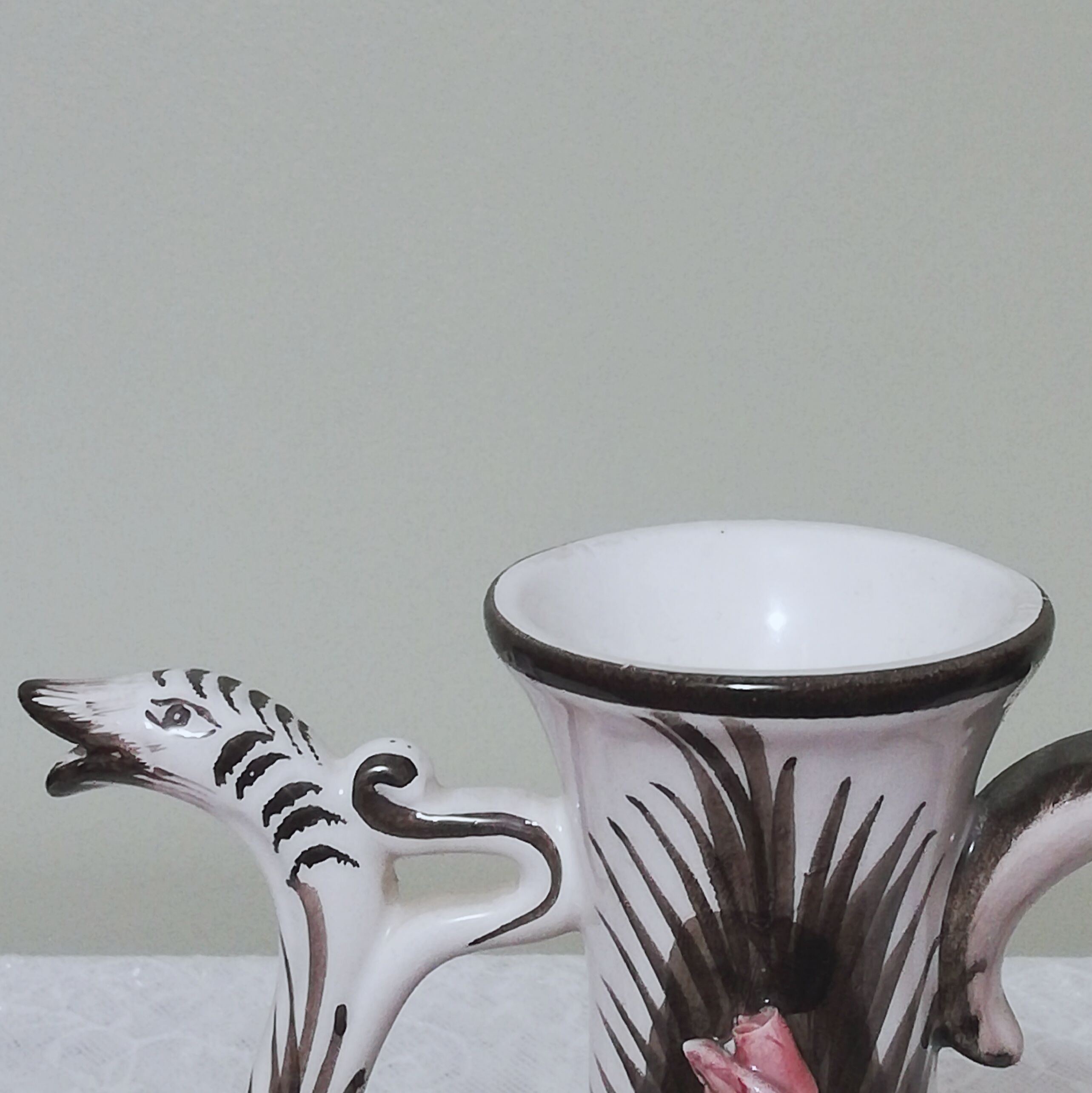 Decanter decanter 375ml in Italian earthenware Bassano