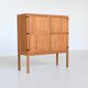 Kurt Ostervig high cabinet in oak A/S Randers Denmark 1960