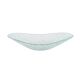 Glass serving dish, Danish design, 1970s, made in Denmark