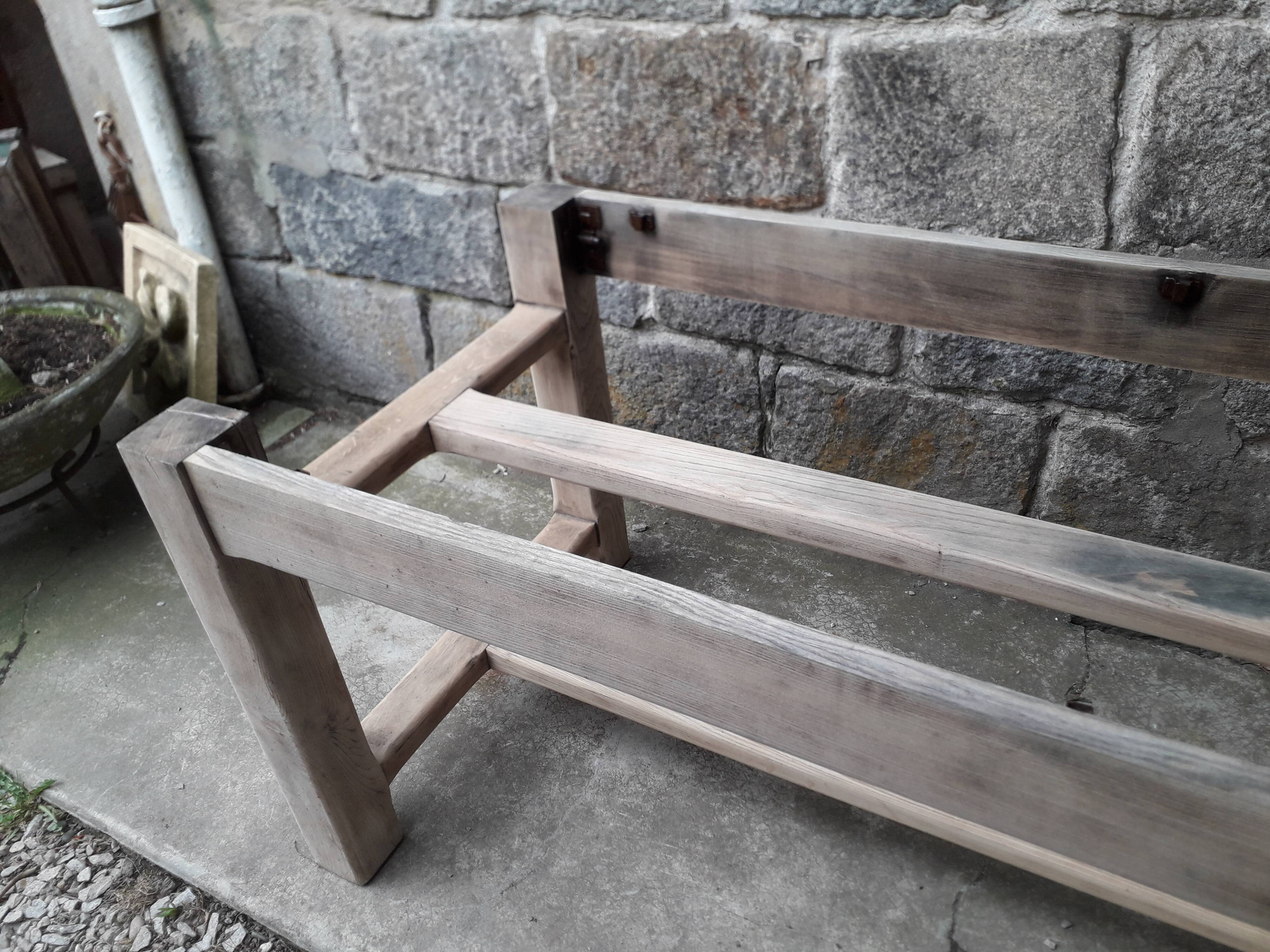 Solid oak farmhouse table, 200 cm