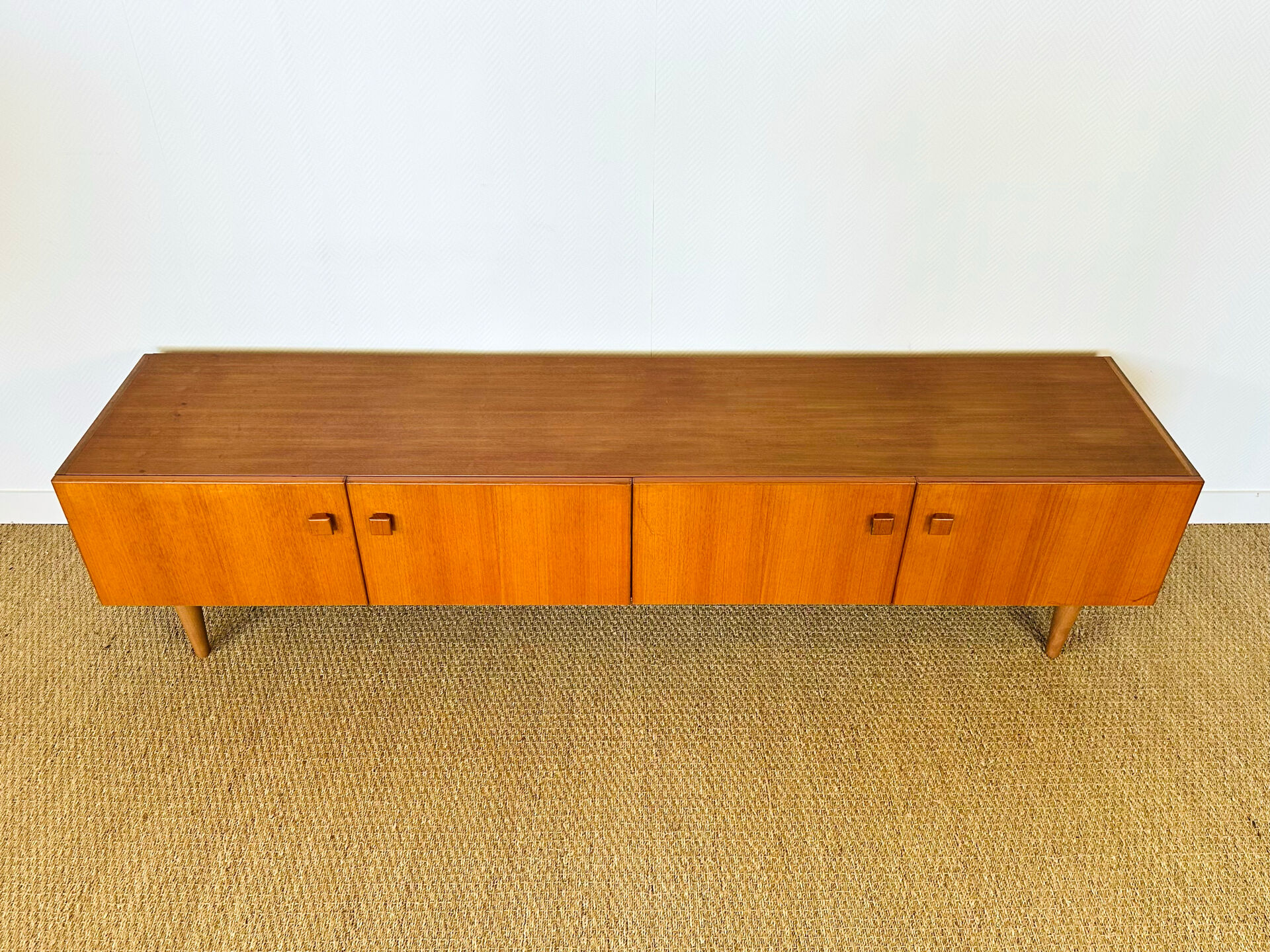 Enfilade scandinave en teck 1960