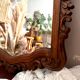 Vintage carved wooden mirror 110x58