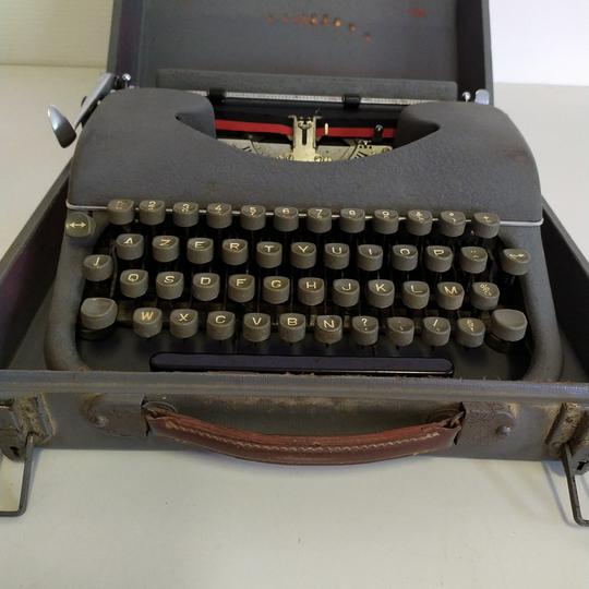 Manufrance metal typewriter - vintage