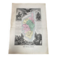 Old illustrated map of Corsica