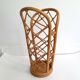 Vintage rattan umbrella stand