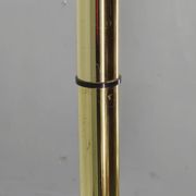 Italian Brass-Plated Coat Rack with Marble Base, 1970s