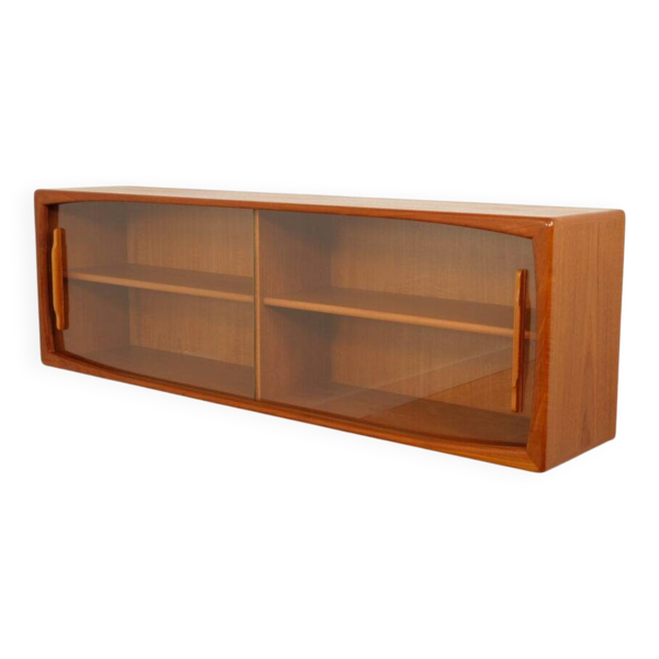 Buffet vintage Porte coulissante en verre Flottant 160 cm