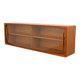 Buffet vintage | Porte coulissante en verre | Flottant | 160 cm