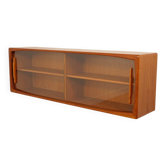 Buffet vintage | Porte coulissante en verre | Flottant | 160 cm