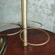 Vintage 70s floor lamp – Bottle rack & wooden coasters