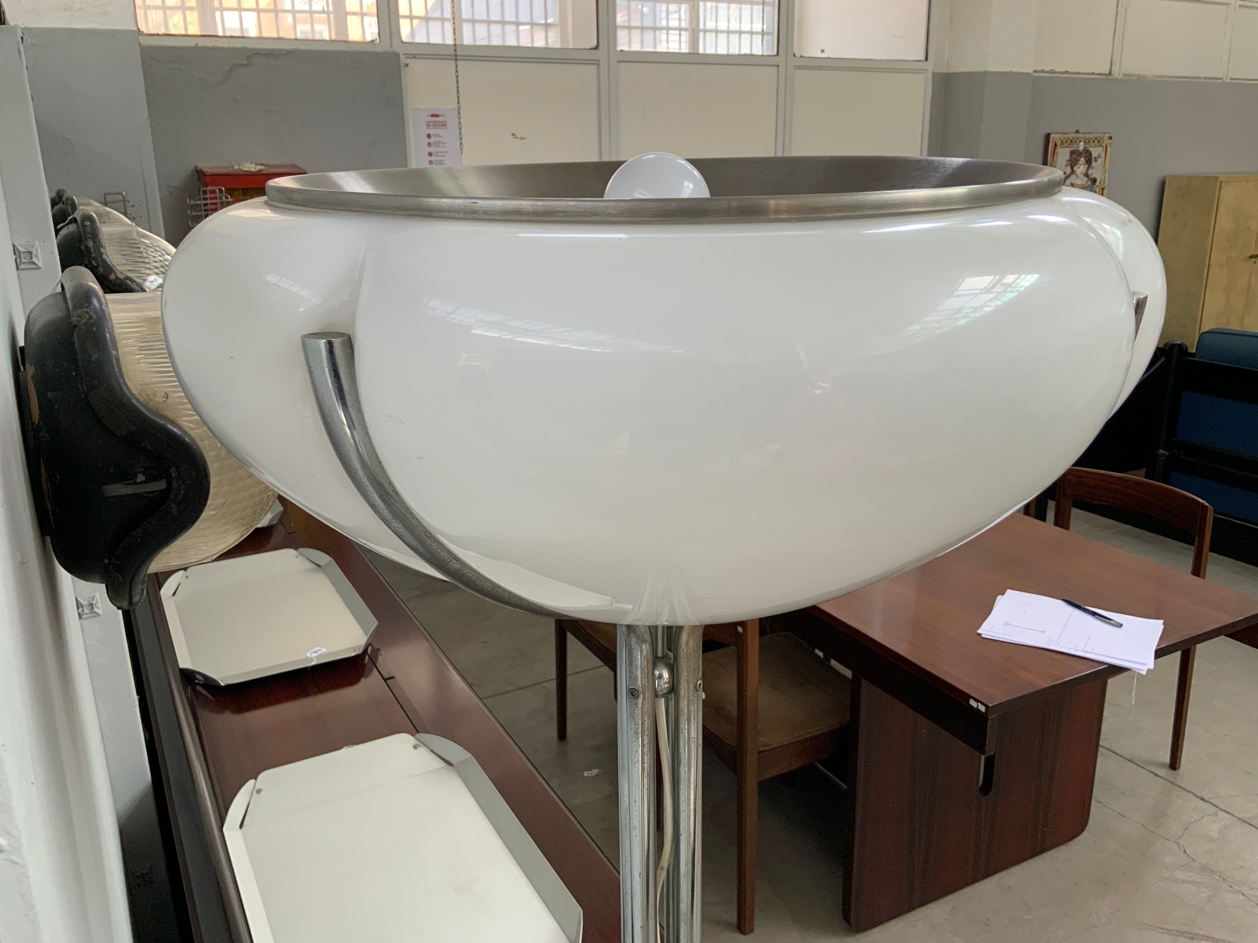 Floor lamp quadriofoglio by Gae Aulenti, harvey guzzini editor, 1974
