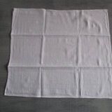 Nappe ancienne damassée 220x130cm + 8 serviettes