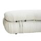 Tobia Scarpa Mid-Century Modern Bouclé Fabric "Soriana" Italian Sofa