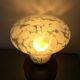 Lampe Art Déco globe champignon Clichy et pied bois