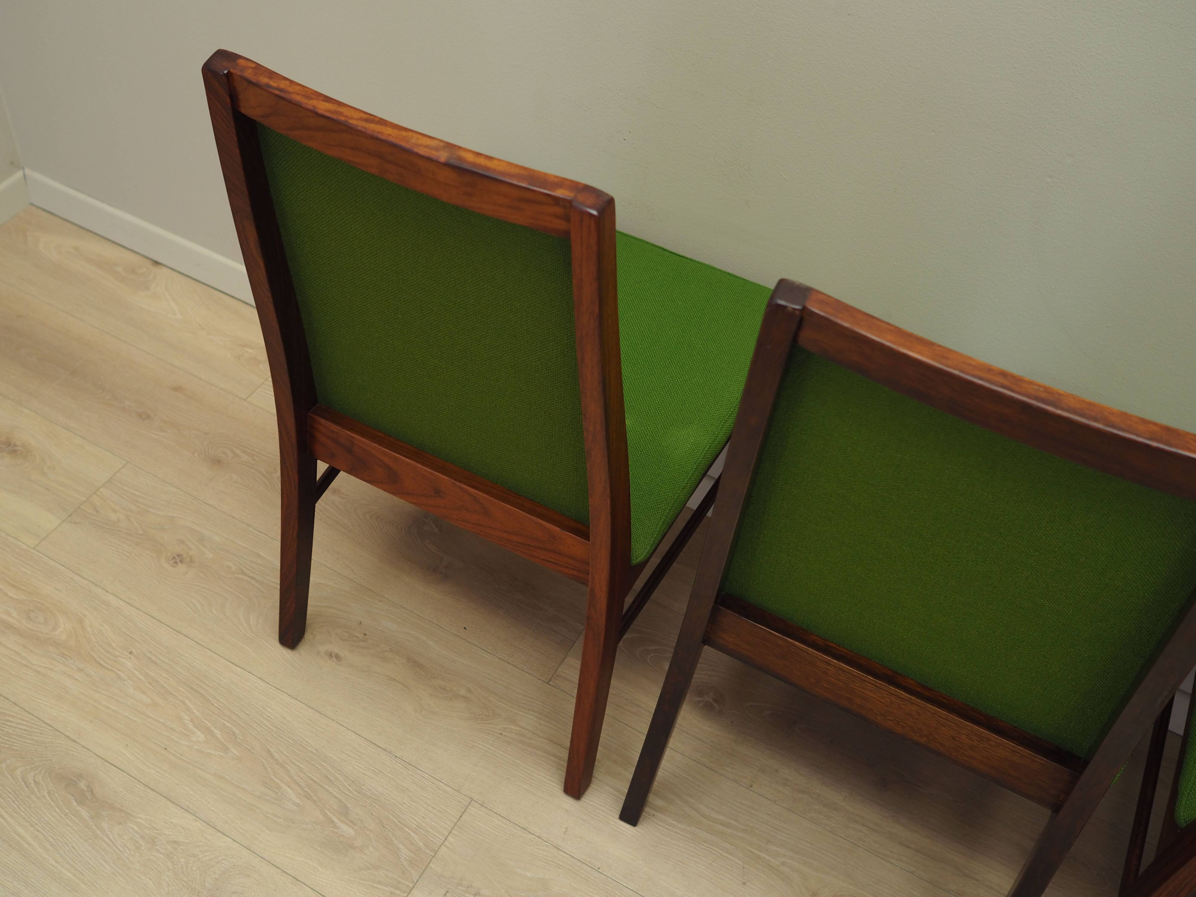 Set of four rosewood chairs, Danish design, 1970s, manufacturer: Dyrlund
