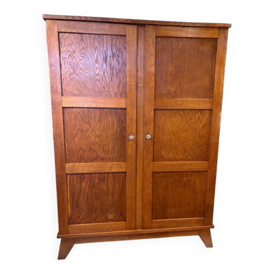 Armoire penderie design René Gabriel époque reconstruction
