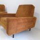 Paire de fauteuils année 50