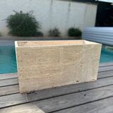 Travertine planter