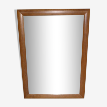 Mirror domed wooden frame 73x53, 80s