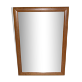 Mirror domed wooden frame 73x53, 80s