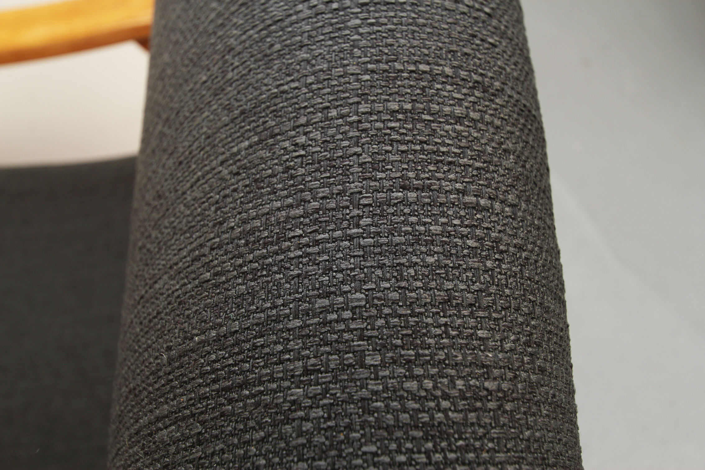 1950s armchair dark-grey, completely restored