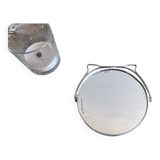 Round barber mirror 12.5 cm