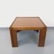 Vintage Italian square coffee table by Afra and Tobia Scarpa for Cassina.