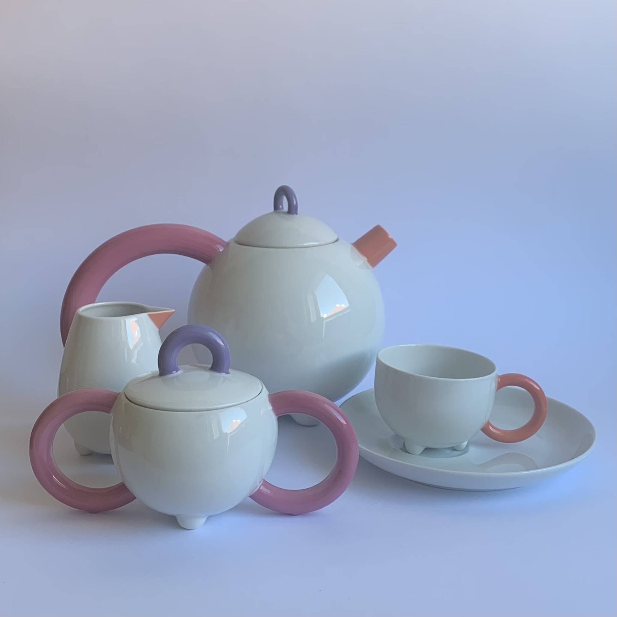Tea Set Memphis, Arzberg Germany 1980