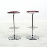 Paire de tabourets de bar, 1980s
