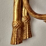 Wall lamp in gilded bronze and crystal louis XVI style