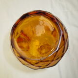 Vintage amber glass carafe