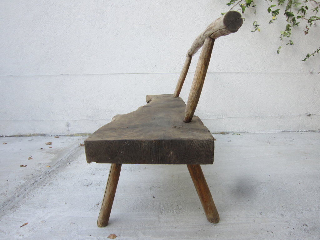 Brutalist farm bench