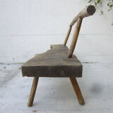 Brutalist farm bench