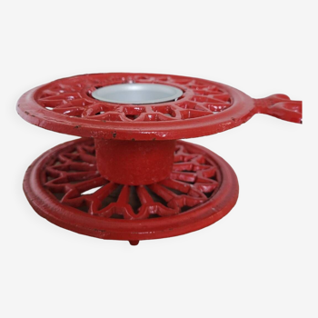 Cast iron teapot warmer trivet