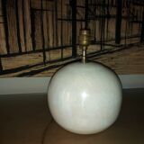 Ceramic lamp foot, iridescent white