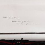 Typewriter from collection japy black 1940s/1950s