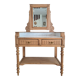 Bathroom cabinet with marble top in Henri II style