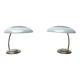 Mid-century GDR table lamps by VEB Leuchtenbau, Lengefeld, 1960s, set of 2.