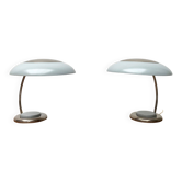 Mid-century GDR table lamps by VEB Leuchtenbau, Lengefeld, 1960s, set of 2.