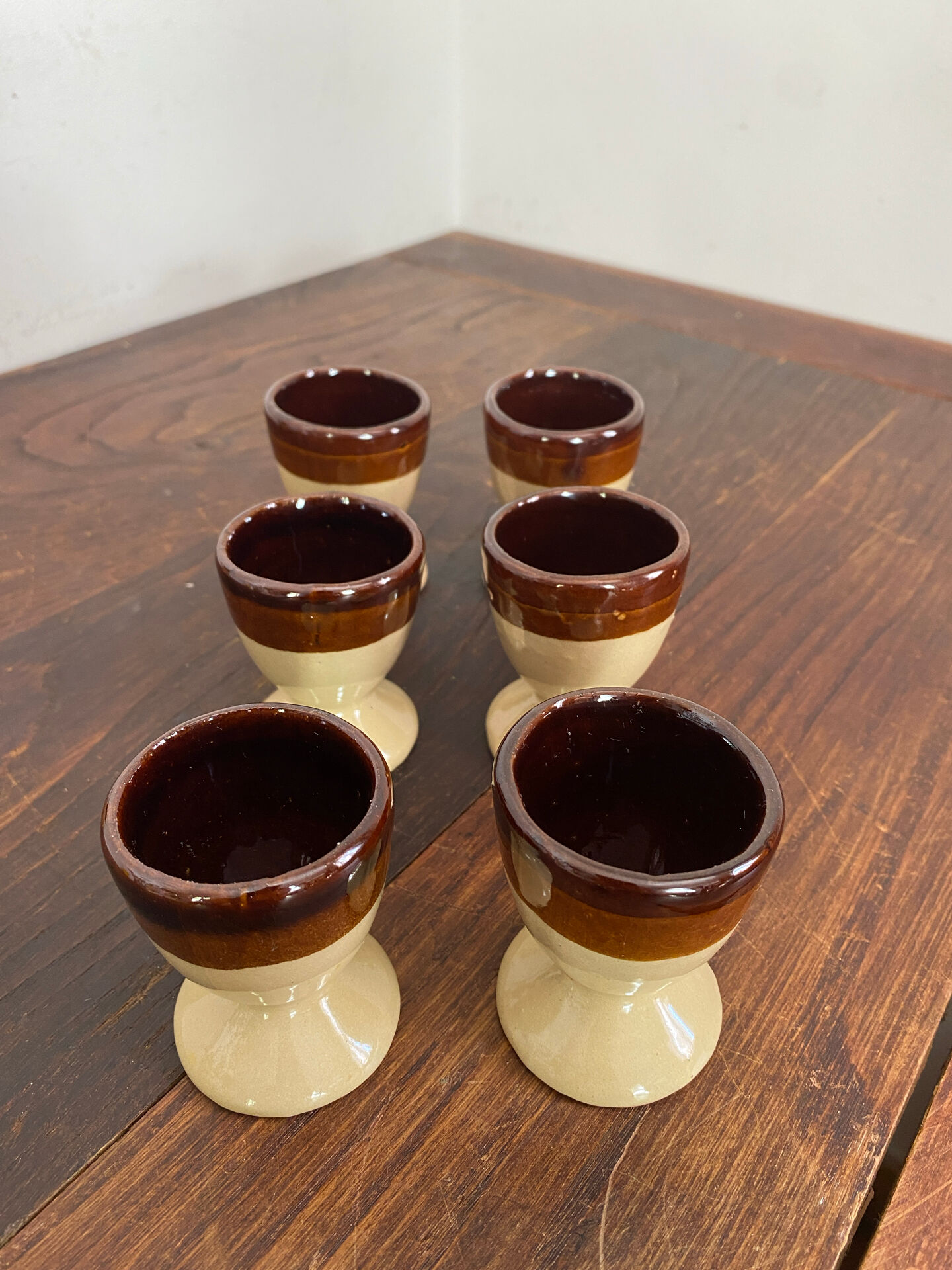 Stoneware egg cups