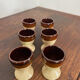 Stoneware egg cups