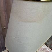 Vintage table lamp by Robert de Schuytener ivory 1960