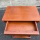 Louis Philippe chest of drawers in solid wood with 3 drawers.