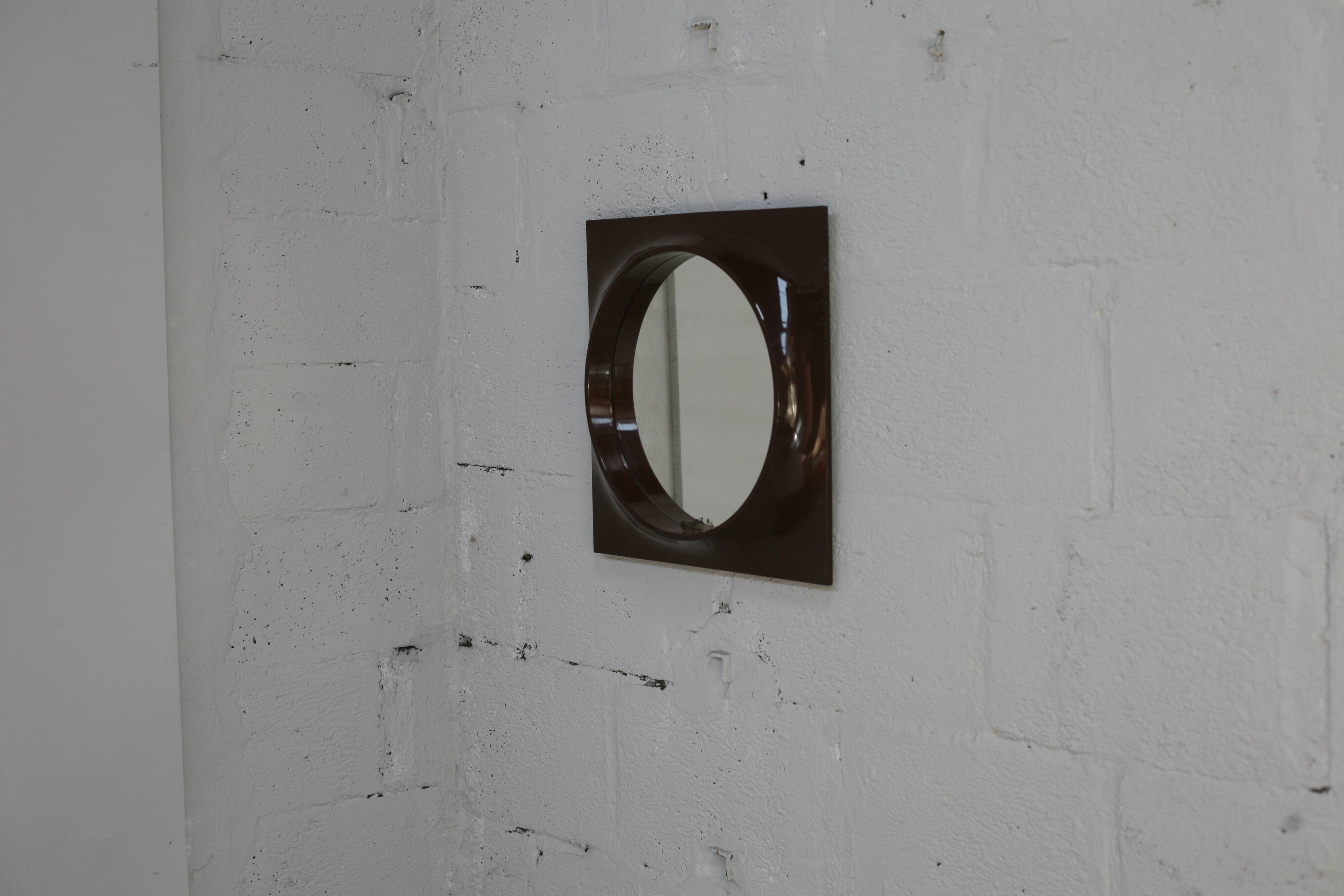 Mirror "space age" plastic, France, circa 1970