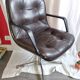 Vintage leather armchair from 1970