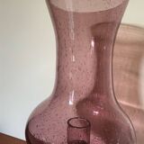 Large bubble glass tealight holder from Montauroux, 1960s