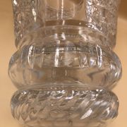 Vintage vase cut into facets of the 30s