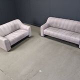 Vintage neck leather sofas DS44 by Desede, 1970s