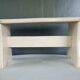 Vintage repainted farmhouse stool or footrest